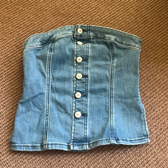 American jean tube top - Picture 1 of 5